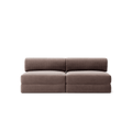 LUNA - 2 Seater Lounge - Corduroy Warm Brown