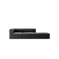 LUNA - 2 Seat with open end - Right - Corduroy Charcoal