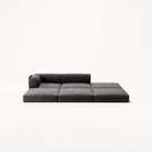 LUNA - 2 Seat with open end - Right - Corduroy Charcoal