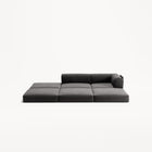LUNA - 2 Seat with open end - Left - Corduroy Charcoal