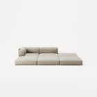 LUNA - 2 Seat with open end - Right - Corduroy Off-White