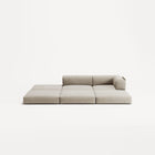 LUNA - 2 Seat with open end - Left - Corduroy Off-White