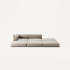 LUNA - 2 Seat with open end - Right - Corduroy Pale Beige