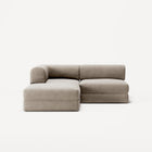 LUNA - 2 Seat with open end - Right - Corduroy Pale Beige