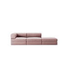 LUNA - 2 Seat with open end - Right - Corduroy Soft Pink