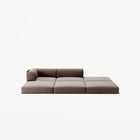 LUNA - 2 Seat with open end - Right - Corduroy Warm Brown