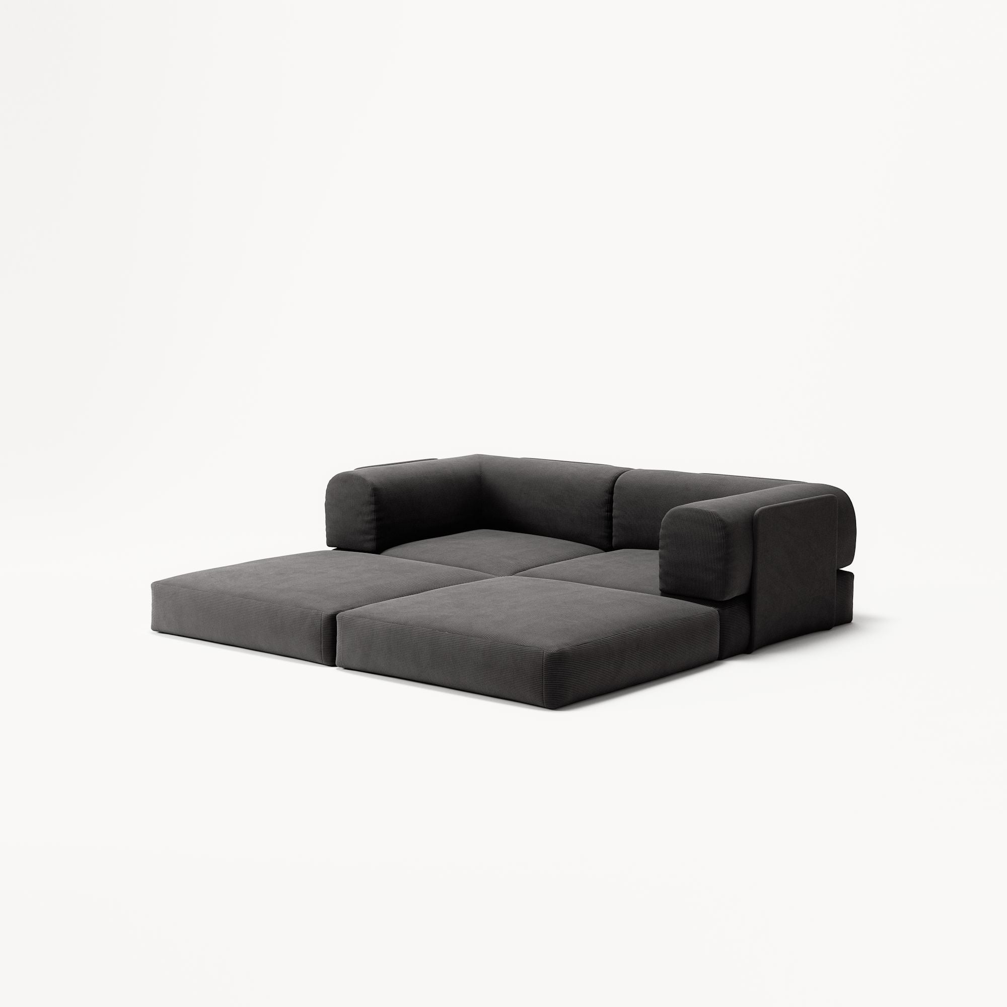 LUNA - 2 Seat - Corduroy Charcoal