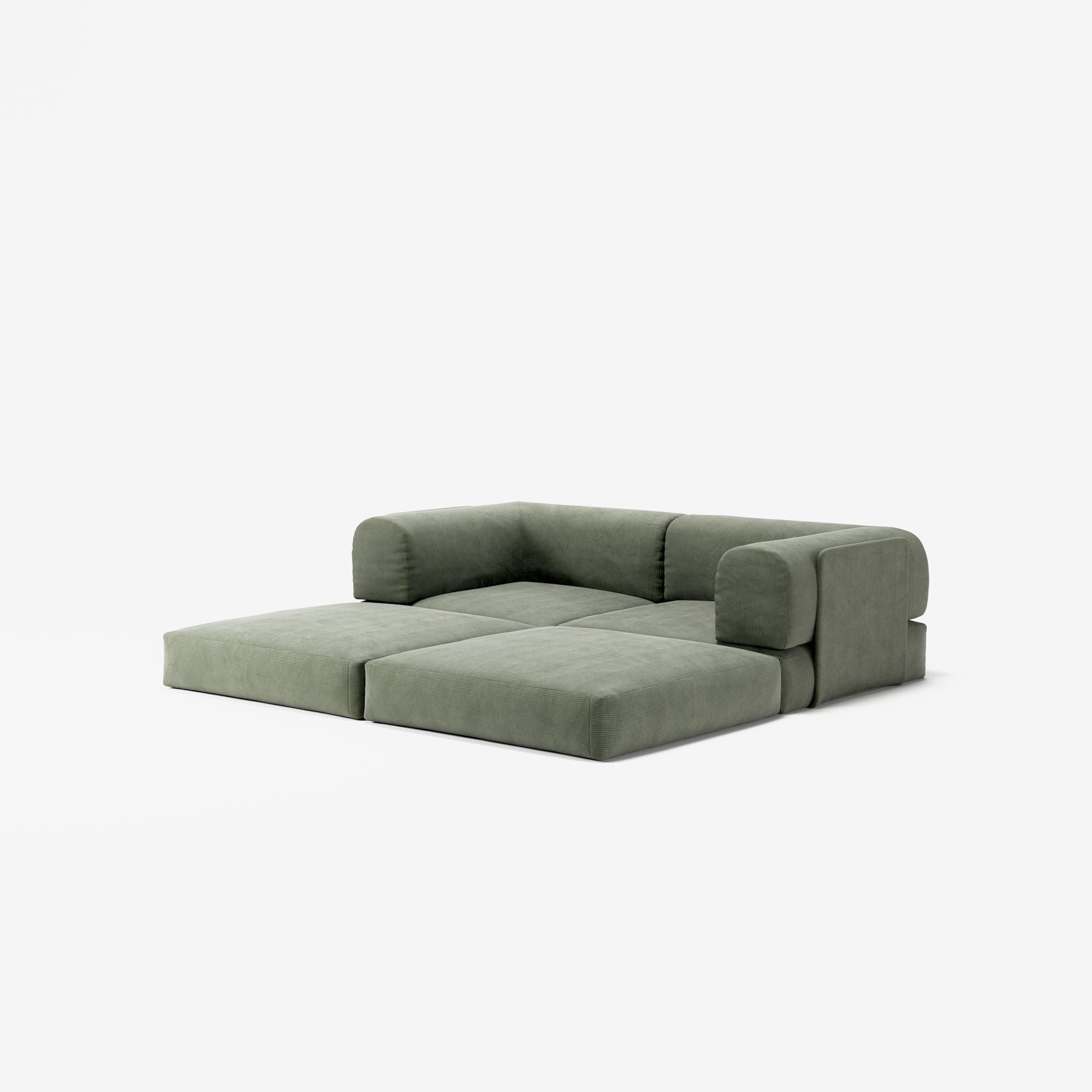LUNA - 2 Seat - Corduroy Moss Green