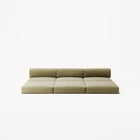LUNA - 3 Seater Lounge - Corduroy Lime