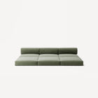 LUNA - 3 Seater Lounge - Corduroy Moss Green