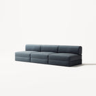LUNA - 3 Seater Lounge - Corduroy Dark Blue
