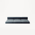 LUNA - 3 Seater Lounge - Corduroy Dark Blue