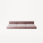 LUNA - 3 Seater Lounge - Corduroy Soft Pink