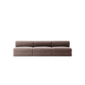 LUNA - 3 Seater Lounge - Corduroy Warm Brown