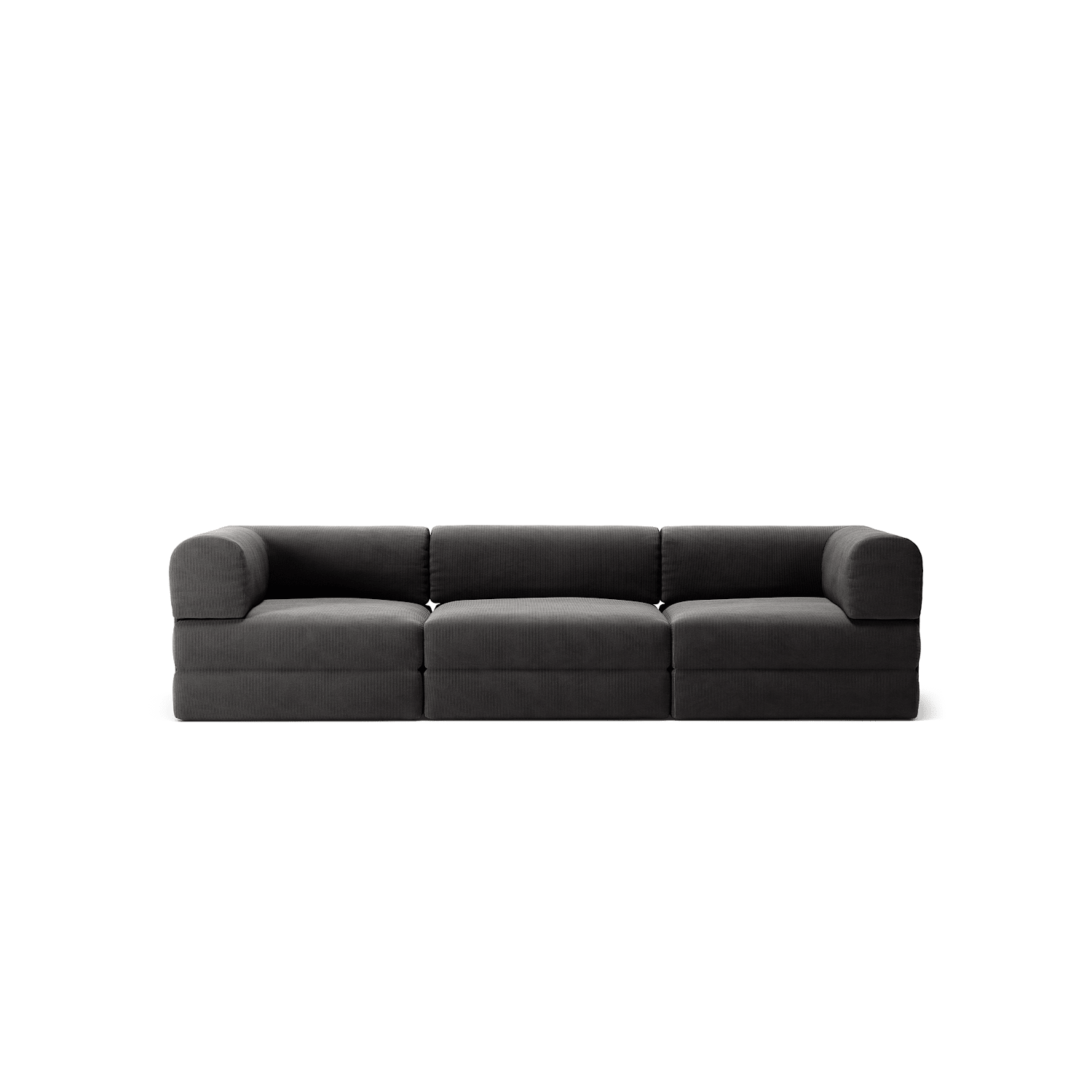 LUNA - 3 Seat - Corduroy Charcoal