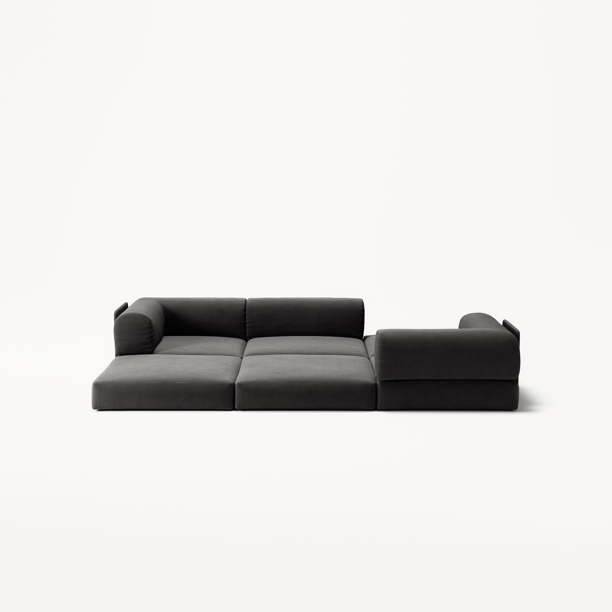 LUNA - 3 Seat - Corduroy Charcoal