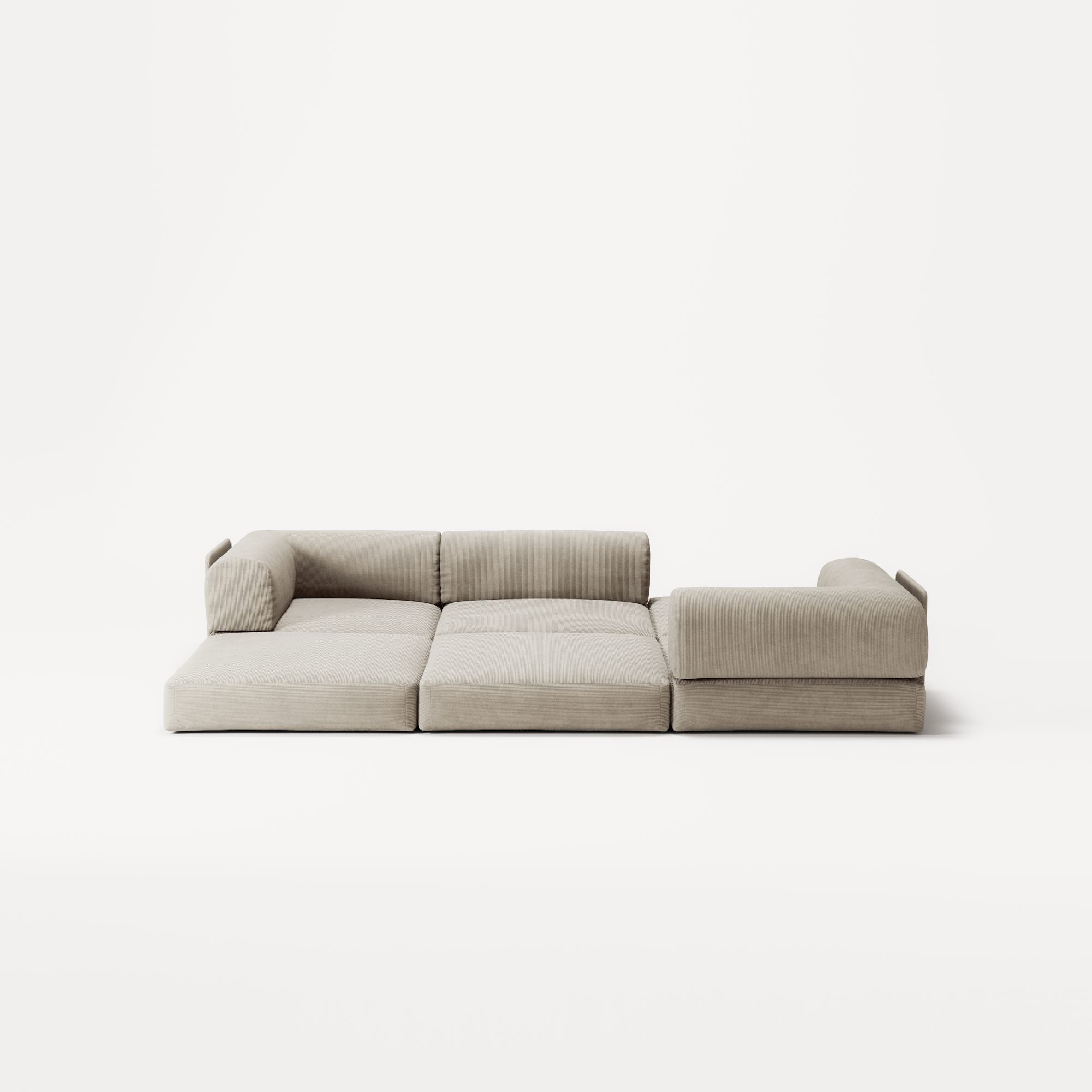 LUNA - 3 Seat - Corduroy Off-White
