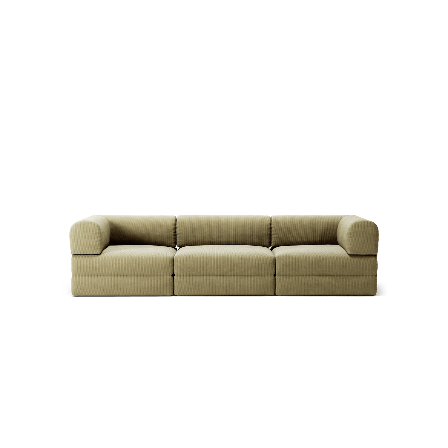LUNA - 3 Seat - Corduroy Lime