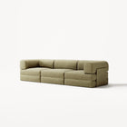 LUNA - 3 Seat - Corduroy Lime