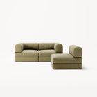 LUNA - 3 Seat - Corduroy Lime