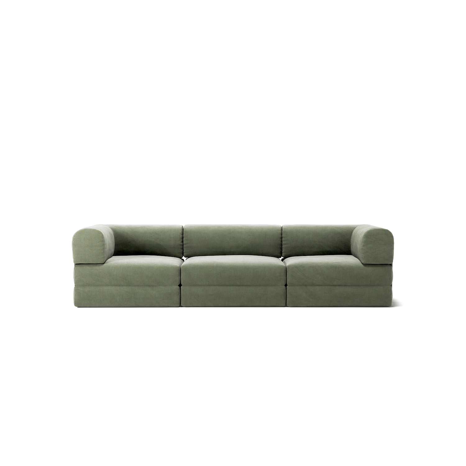 LUNA - 3 Seat - Corduroy Moss Green
