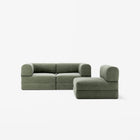 LUNA - 3 Seat - Corduroy Moss Green