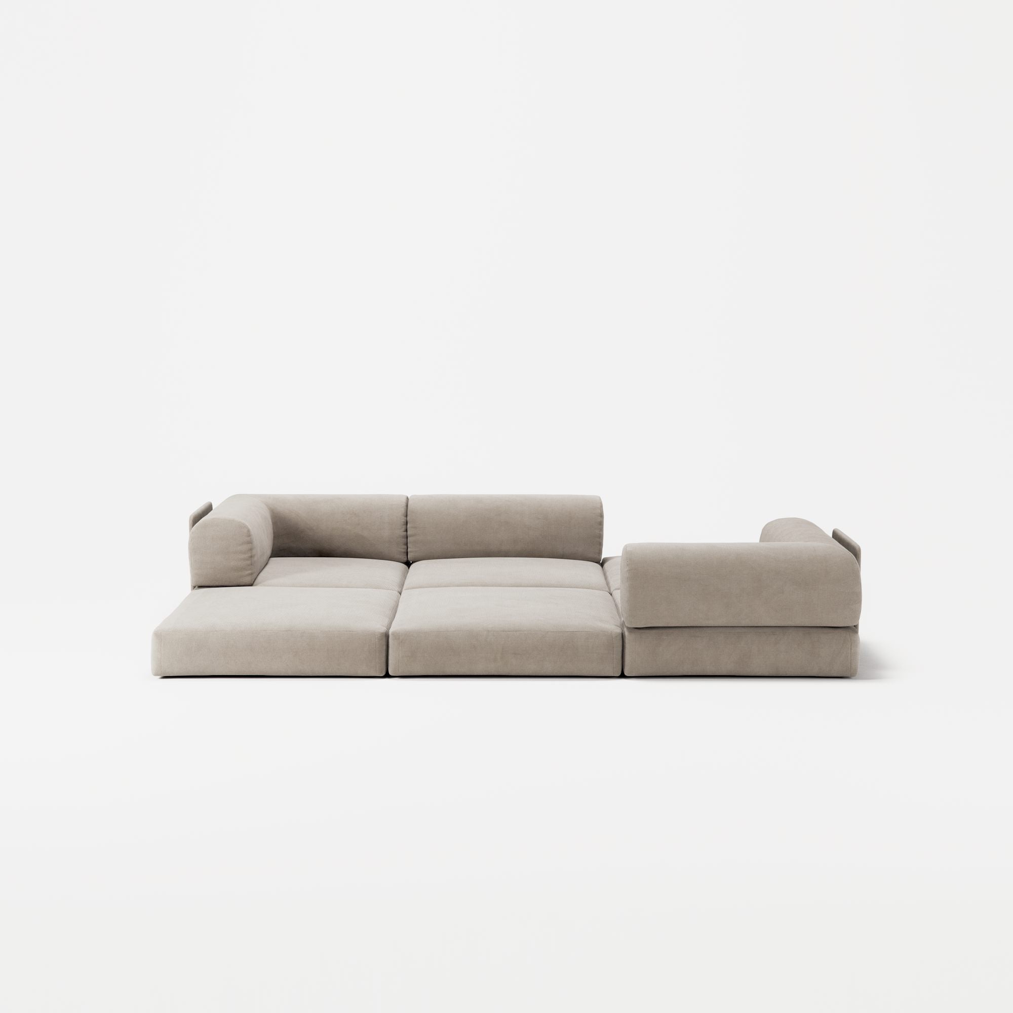 LUNA - 3 Seat - Corduroy Pale Beige