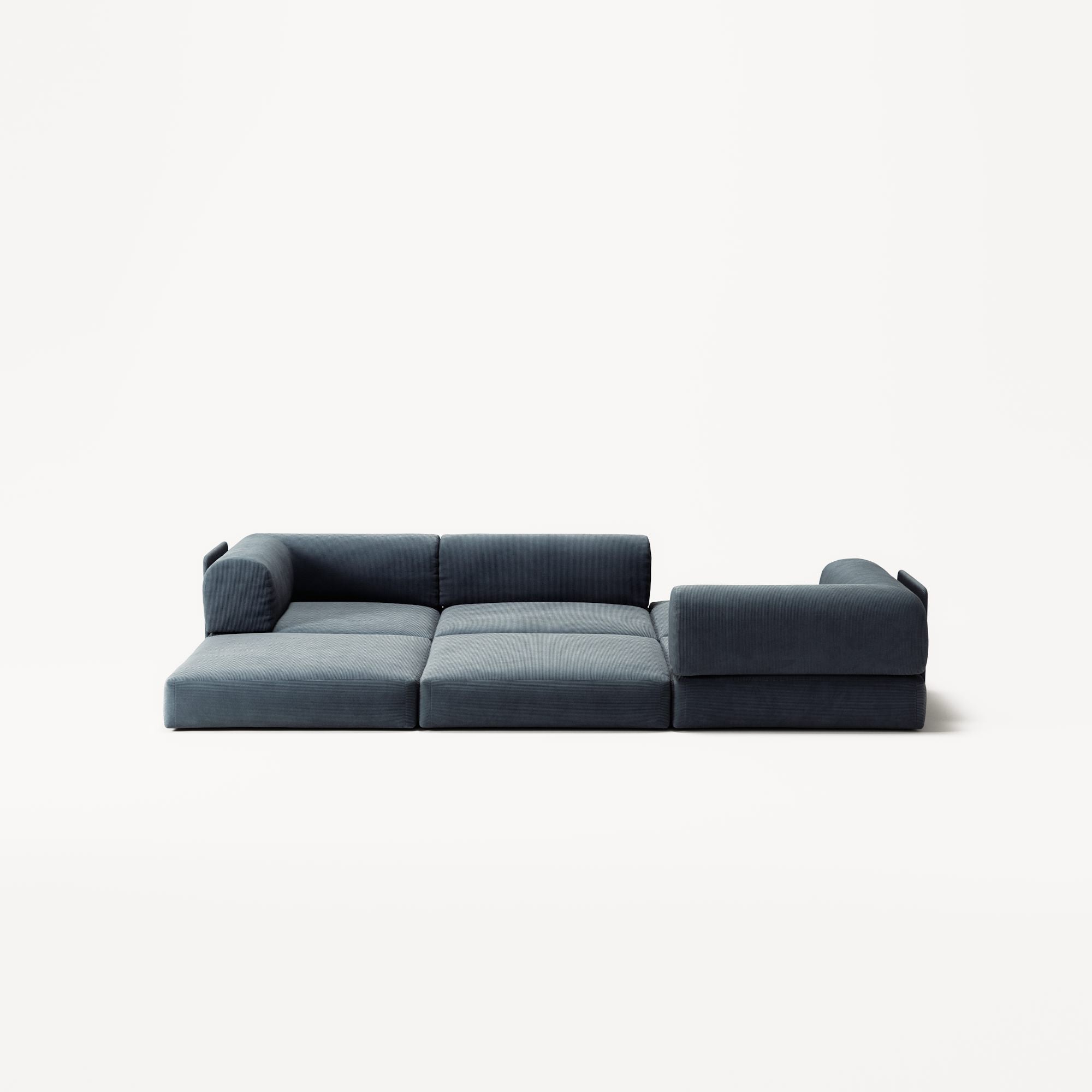 LUNA - 3 Seat - Corduroy Dark Blue