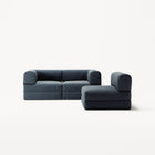 LUNA - 3 Seat - Corduroy Dark Blue