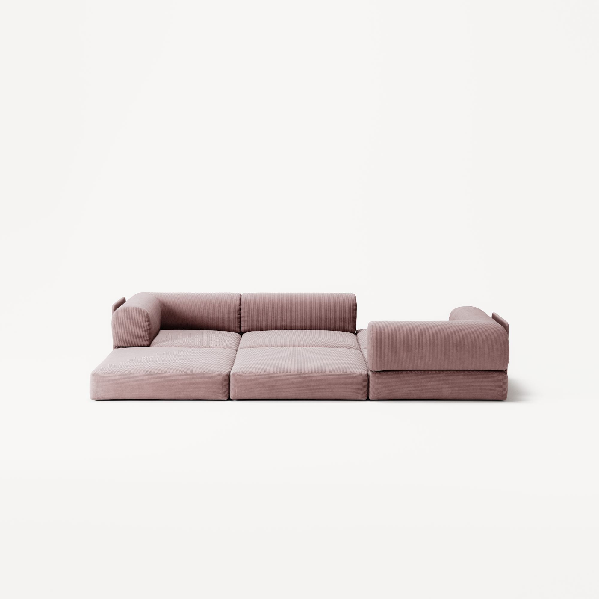 LUNA - 3 Seat - Corduroy Soft Pink
