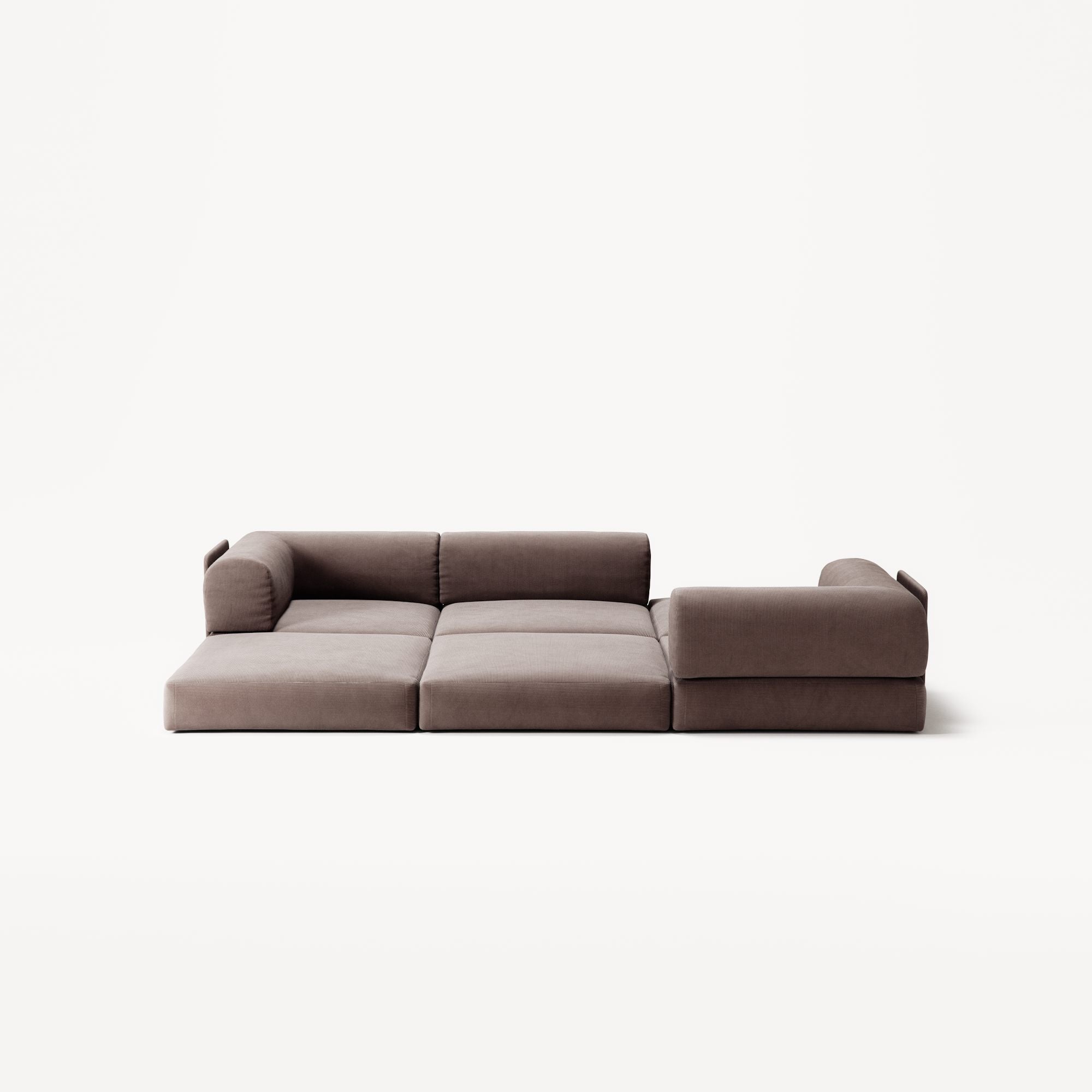 LUNA - 3 Seat - Corduroy Warm Brown