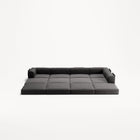 LUNA - 5 Seat corner with open end - Right - Corduroy Charcoal