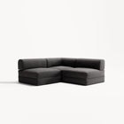 LUNA - 2 Seat Corner - Right - Corduroy Charcoal