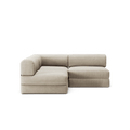 LUNA - 2 Seat Corner - Left - Corduroy Off-White