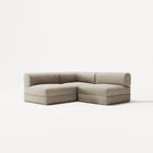 LUNA - 2 Seat Corner - Left - Corduroy Off-White