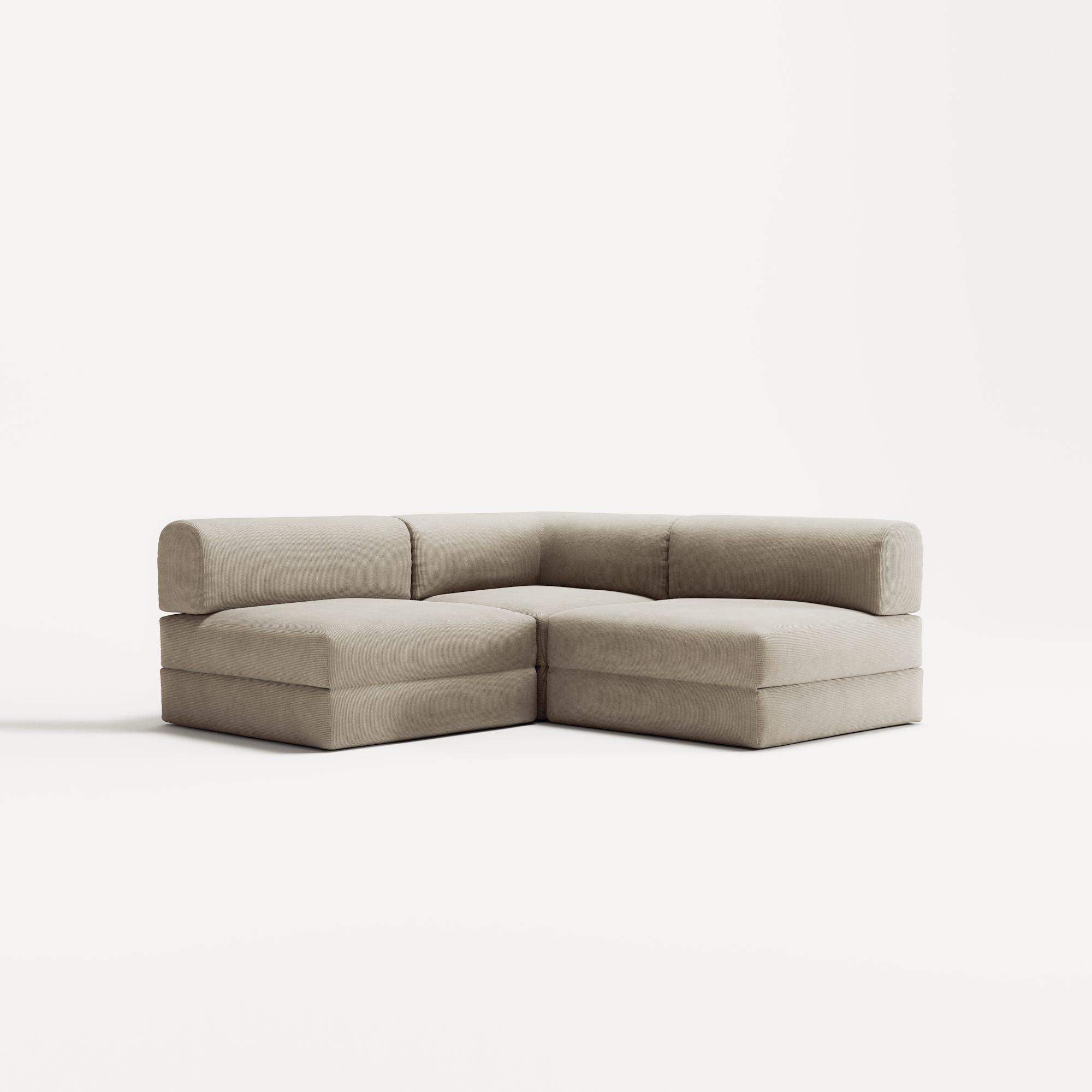 LUNA - 2 Seat Corner - Right - Corduroy Off-White
