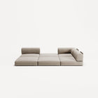 LUNA - 2 Seat Corner - Right - Corduroy Pale Beige