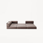 LUNA - 2 Seat Corner - Left - Corduroy Warm Brown