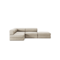 LUNA - 3 Seat with open end - Right - Corduroy Off-White