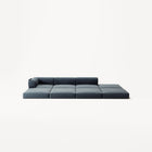 LUNA - 3 Seat with open end - Right - Corduroy Dark Blue