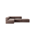 LUNA - 3 Seat with open end - Right - Corduroy Warm Brown