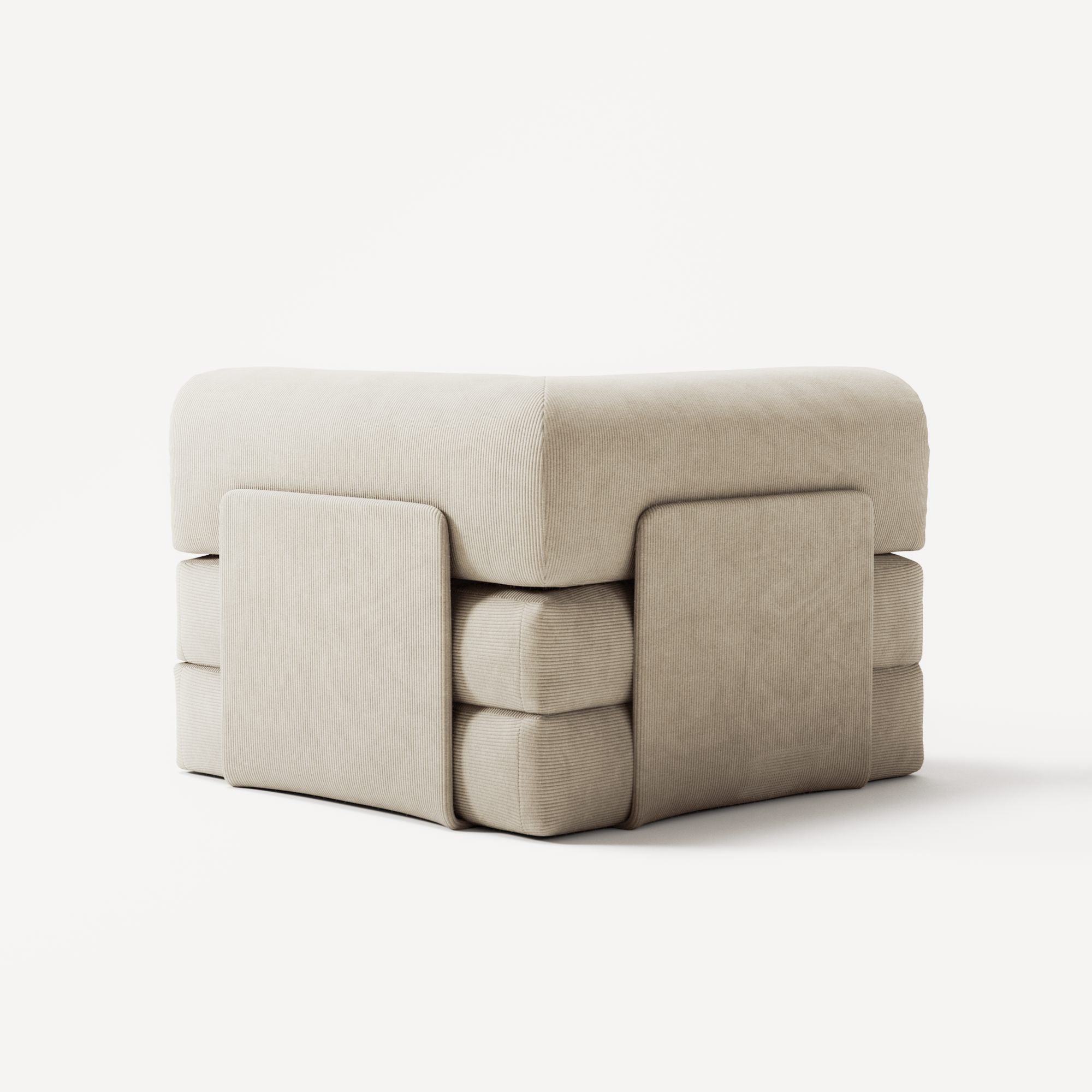 LUNA - Corner - Corduroy Off-White