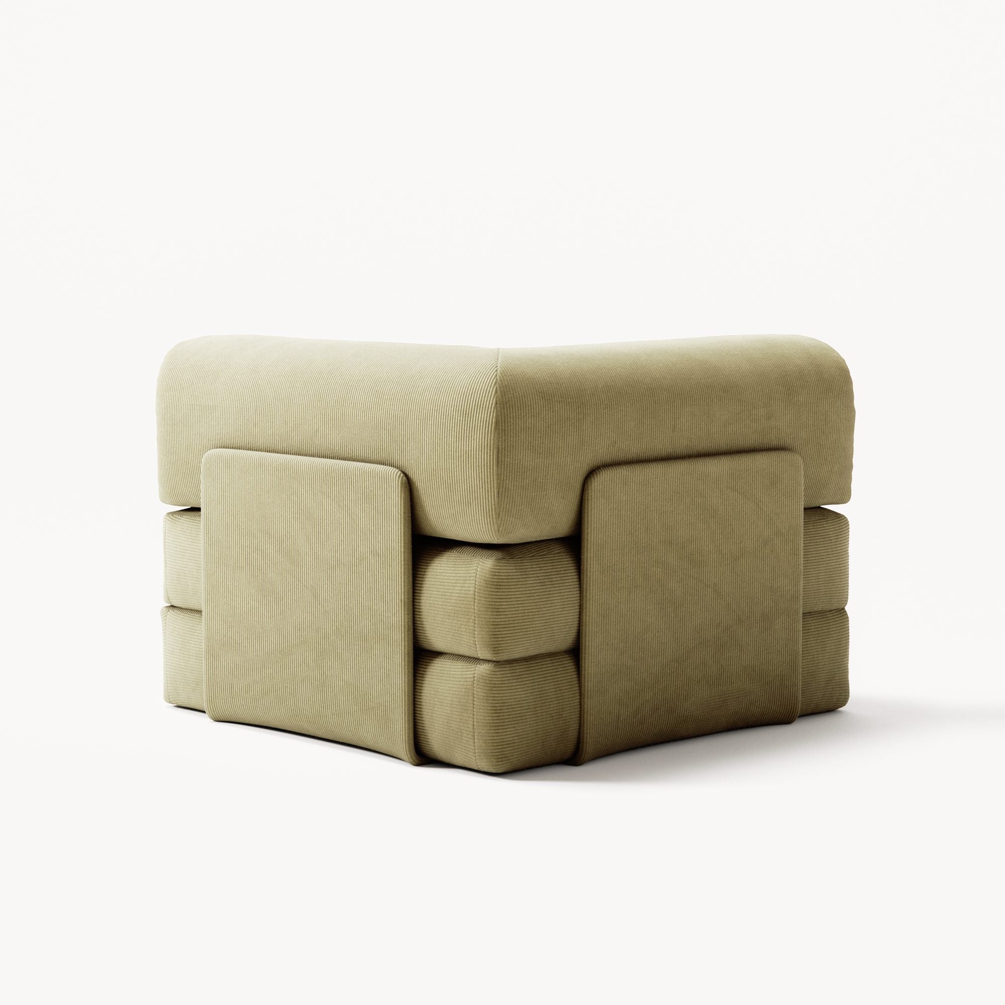 LUNA - Corner - Corduroy Lime