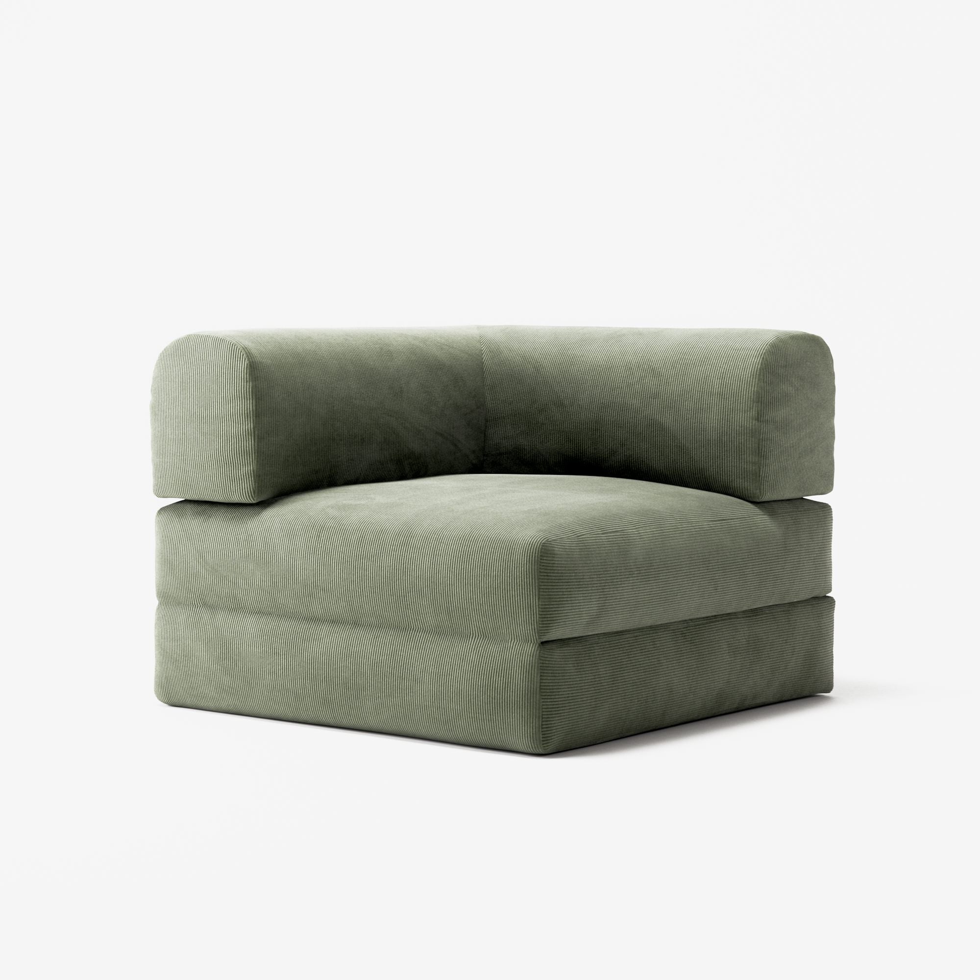 LUNA - Corner - Corduroy Moss Green