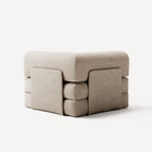 LUNA - Corner - Corduroy Pale Beige