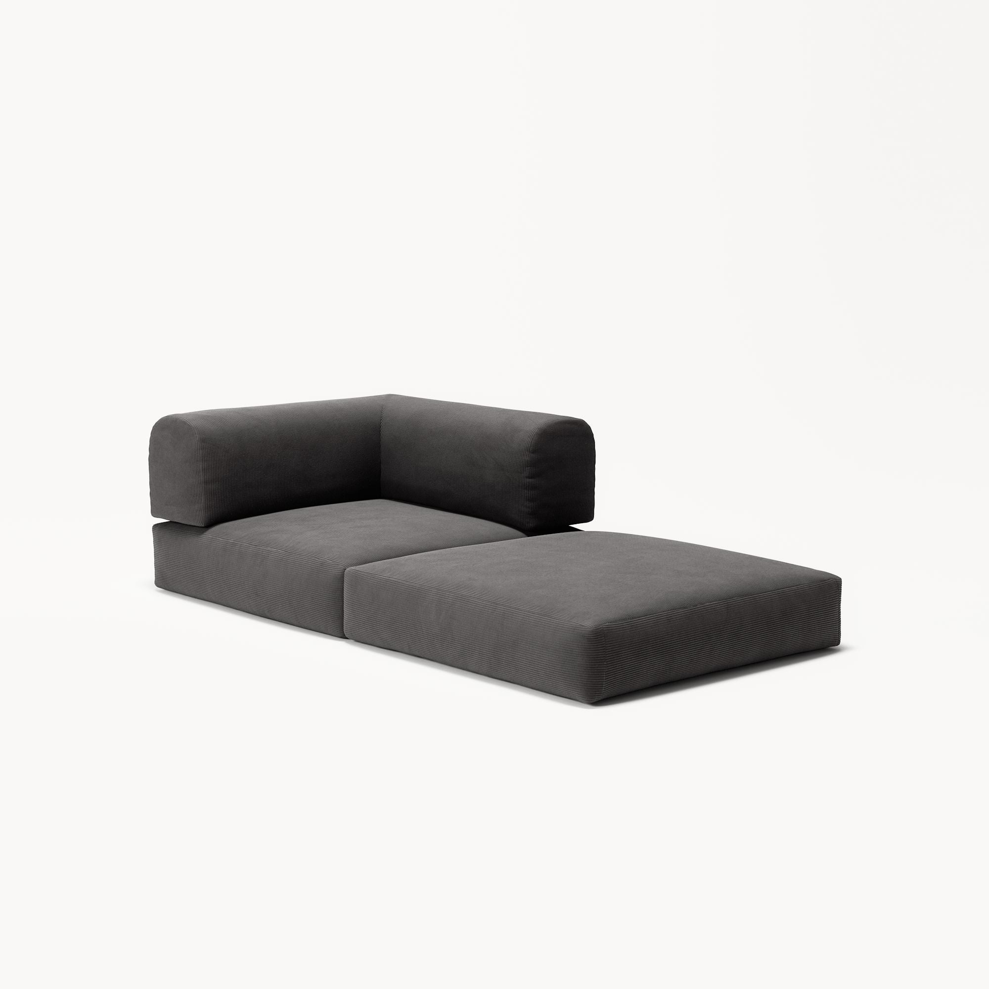 LUNA - Corner - Corduroy Charcoal