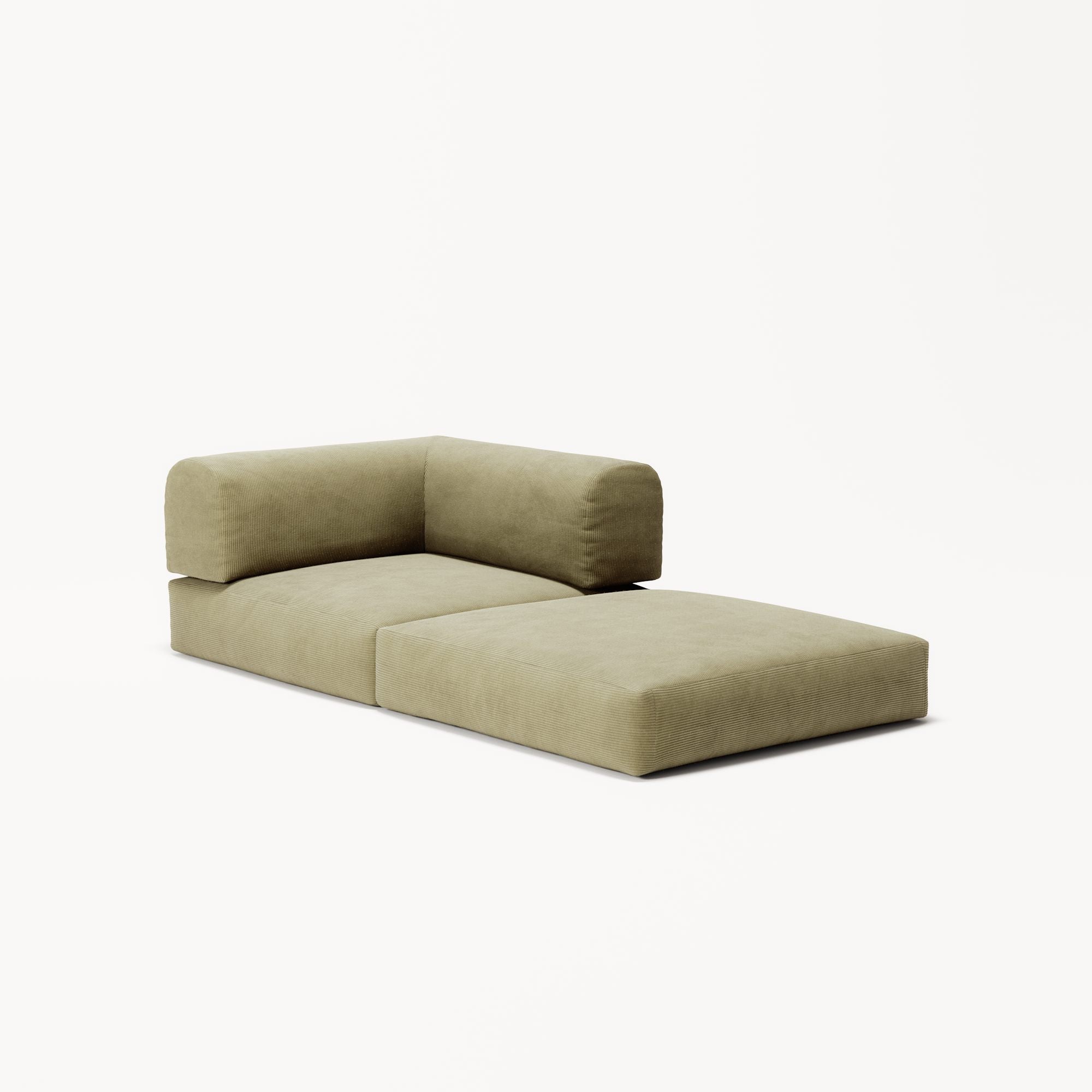 LUNA - Corner - Corduroy Lime