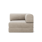 LUNA - Corner - Corduroy Pale Beige