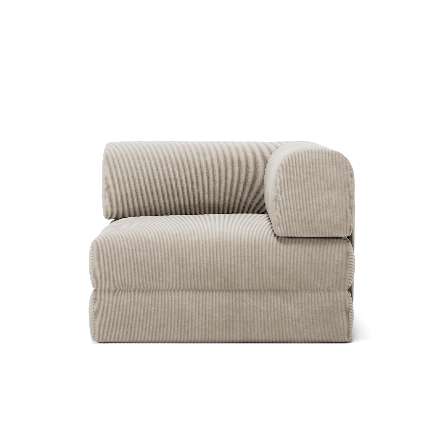 LUNA - Corner - Corduroy Pale Beige