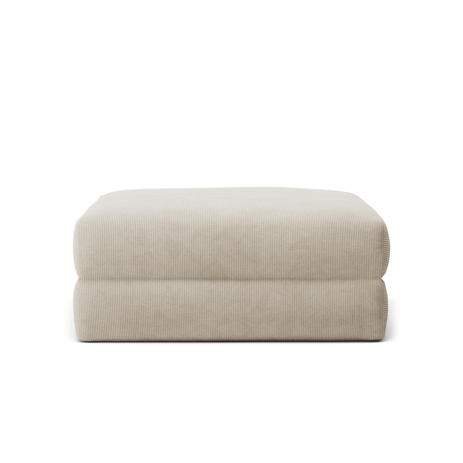 LUNA - Pouf - Corduroy Off-White